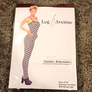 Checker Body Stocking